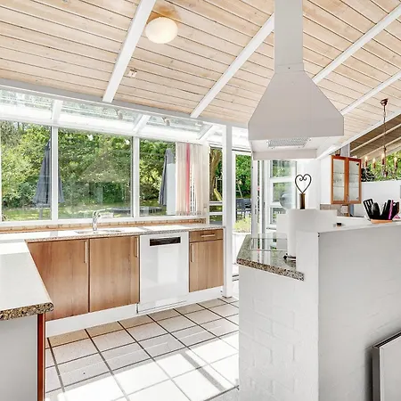 With A Pool For 8 People Near Fuglso Strand, *